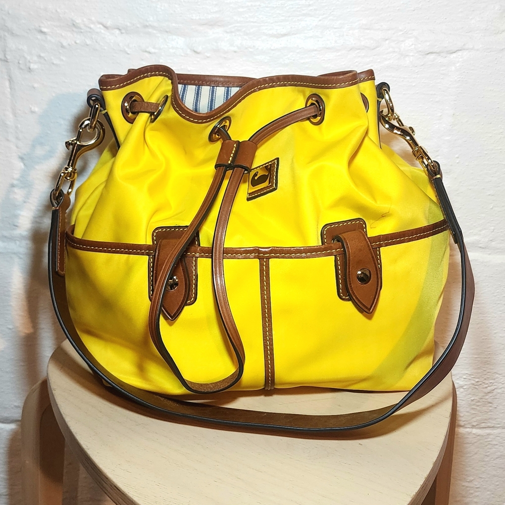 Yellow Drawstring Purse - image 1